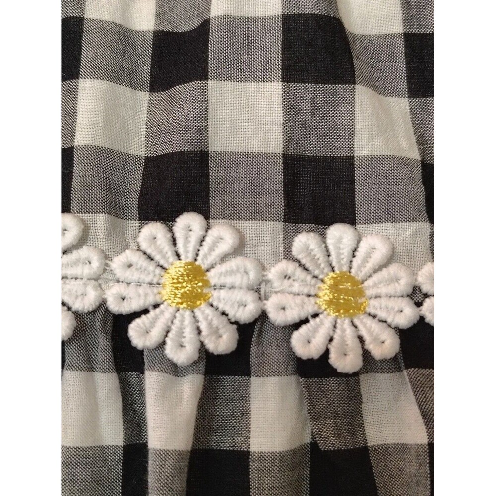 Isaac Mizrahi Girls Gingham Daisy Maxi Sun Dress - Picture 9 of 11